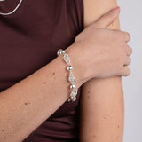 Sterling Silver Ball and Knot Bracelet in Sterling Silver