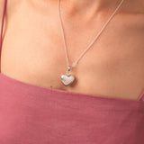 Polished Heart Pendant Necklace