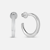 Simple Hoop Earring in Sterling Silver