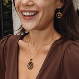 Infinity Loop Earrings in Gold Vermeil