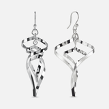 Spiral Dangly Earrings