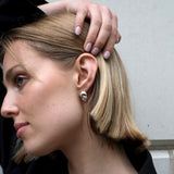 Double Loop Stud Earrings
