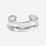 Hammered Concave Cuff