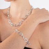 Oval Textured Bracelet