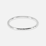 Thick Hammered Bangle