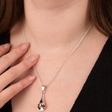 Calla Lily Pendant Necklace in Sterling Silver