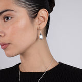 Polished Tear Drop Earrings in Sterling Silver