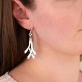 4-Strand Crossover Drop Earrings
