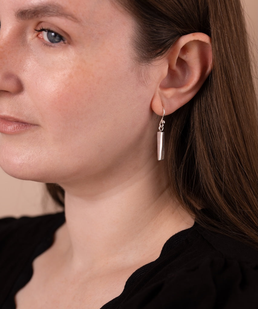 Triangular Wedge Earrings