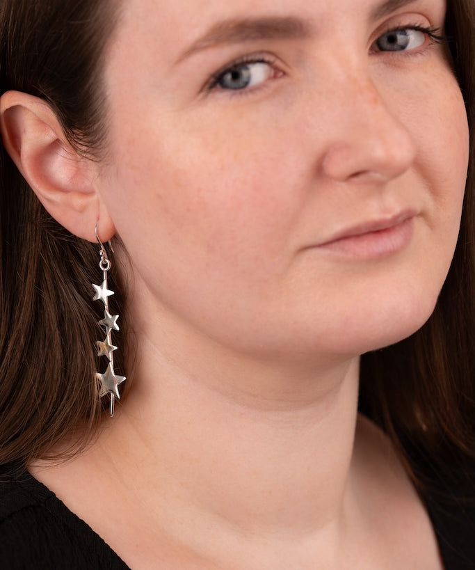 Star Drop Earrings