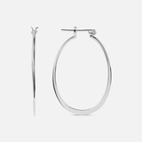 Oval Hoop Earrings