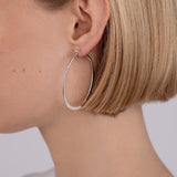 Oval Hoop Earrings