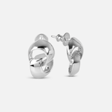 Double Loop Stud Earrings