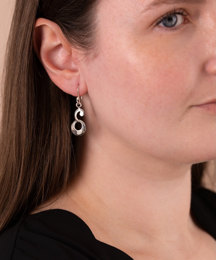 Sculpted Swirl Earrings