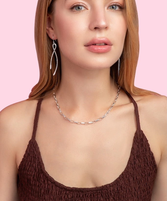 Wishbone Drop Earrings