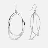 Large Oval Dangly Earrings