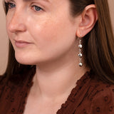 Triple Ball Drop Earrings