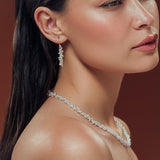 Cluster Ball Dangly Earrings