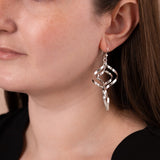 Spiral Dangly Earrings