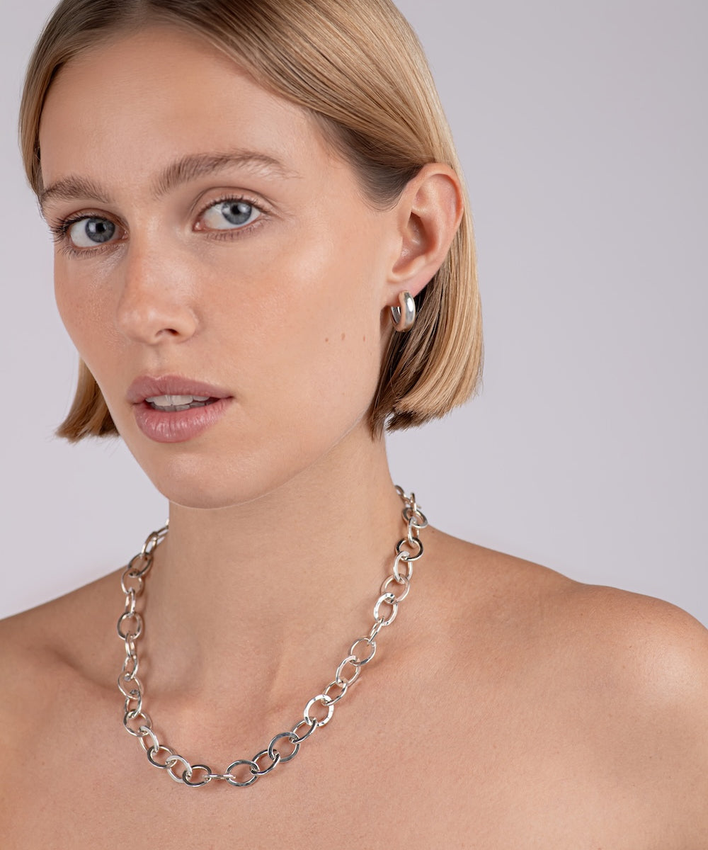 Cable Link Necklace
